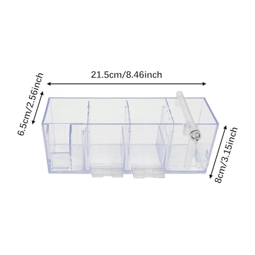 Fish Tank Filter Box Water Purifier Aquarium Accessories Waterfall Increase Easy to Install Aquarium Hang on Filter, B