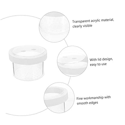 Healifty Floating Acrylic Fish Breeding Box with Removable Cover and Water Permeable Bottom Fish Separator for Aquarium Hatchery Suitable for Fry Incubation
