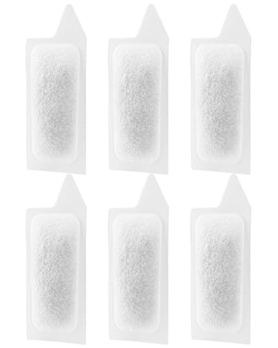 Replacement Small Size Cartridges Compatible with Tetra Whisper Small Fish Tanks Filter; Small Fish Filter Cartridges S Size for Aquarium Kits 3-10 Gallons Fish Tank, 6 Pack