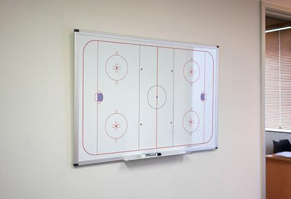 Hockey Playboard Whiteboard - 60" x 40" - size: 60" x 40"