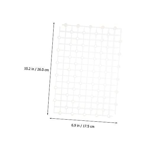 2pcs -Resistant Aquarium Divider Panels for Fish Tank Professional Gravel Board Isolation System Easy to Install Bottom Accessory