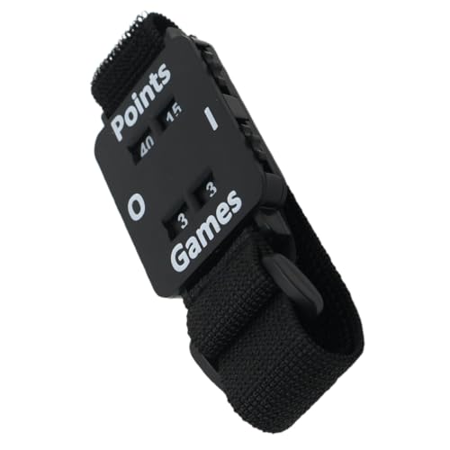 Score Counter Watch Adjustable Wristband Score Keeper for Cricket Tennis and Padel Portable Manual Stroke Tracker with High Visibility Display for Outdoor Practice and Matches