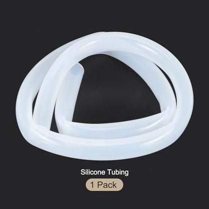 1m(3.3ft) 16mm(5/8") ID x 21mm(0.83") OD Silicone Tubing Clear Industrial Plastic Tubing Pure Silicone Hoses for Pump Siphoning Draining Irrigation Brewing - color: Clear, size: 5/8" x 0.83"