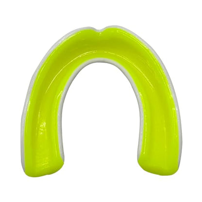 TMA Wrestling Mouth Guard for Boxing MMA Mouth Guard for Adults (Boxing, Martial Arts, Football, Taekwondo, Basketball, Lacrosse, Hockey, MMA) Mouthguard Slim Fit (Green/White, Adult) - color: Green/White