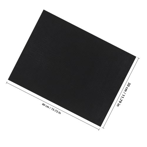 Toyvian Aquarium Bottom Pad Thickened Non-Slip Fish Tank Leveling Mat Shock-Absorbing Cushion Design for Stability and Protection Black