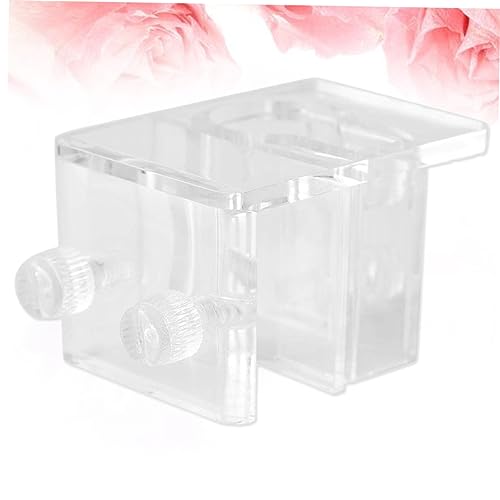 Kisangel Acrylic Fish Tank Water Holder Clamp Fixed Clip for Aquarium Hose Tube
