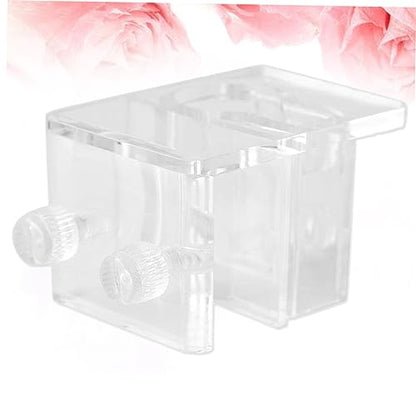 Kisangel Acrylic Fish Tank Water Holder Clamp Fixed Clip for Aquarium Hose Tube