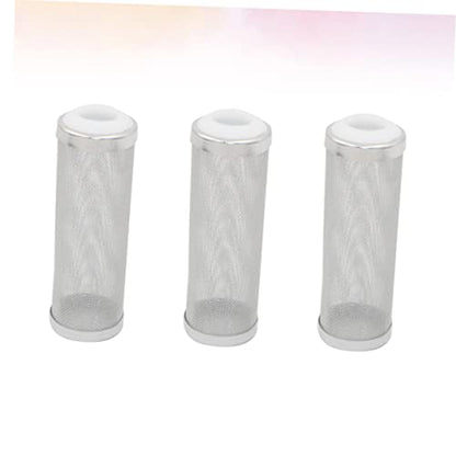 Ipetboom 9pcs Stainless Steel Fish Tank Inlet Cover White Prevents Young Fish from Being Sucked Filtering Net for Aquariums Easy to Install Protects from Debris