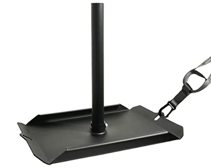 Weight Sled Made of One Pice Premium Steel. Workout Sled Improves Speed and Power. Weight Sleds for Training Used Indoor & Outdoor. Workout Sled Push Pull Moments.