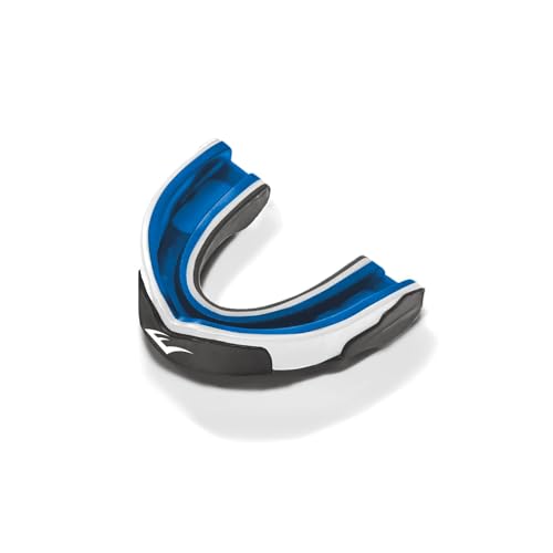 Everlast Evergel Single Mouthguard, Blue/Black - color: Blue/Black