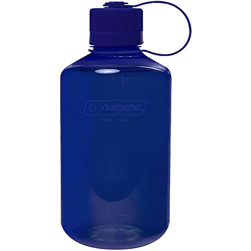 Nalgene 16 oz Narrow Mouth Water Bottle, Denim - color: Denim, size: 16 Ounces
