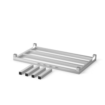 Aluminum Dunnage Rack 36" x 20" | 12" Off The Floor | 1300 Lbs Capacity - size: 36" Long x 20" Wide | Height: 12" Off The Floor