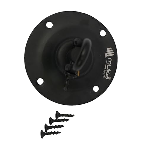Boxing Speed Bag Iron Heavy Duty Swivel Iron Mount Hook Easy Setup On Hanging Punching Speed Bag Platform Stand MMA Muay Thai Equipment Accessories Hanger with Screws