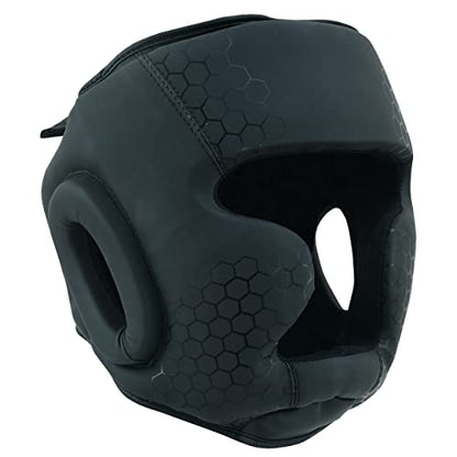 PFG Headgear for Boxing MMA Muay Thai Training - color: Black, size: Small-Medium