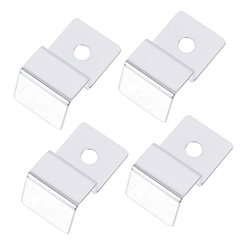 SaditY 12 Pcs Support Frame Fish Tanks Cover Holders Aquariums Glass Cover Clip Glass Aquarium Tank Fish Tank lid Holder Support Aquarium Cover Bracket Cover Plate Stainless Steel