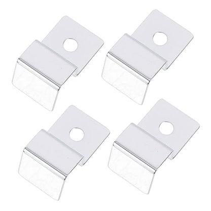 SaditY 12 Pcs Support Frame Fish Tanks Cover Holders Aquariums Glass Cover Clip Glass Aquarium Tank Fish Tank lid Holder Support Aquarium Cover Bracket Cover Plate Stainless Steel