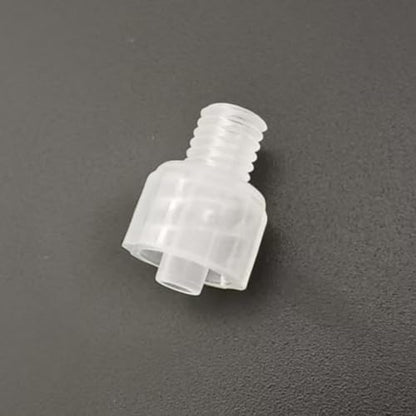 25PCS Threaded to Male Luer Fitting Luer Lock 1/4-28 UNF Male Thread Plastic Connect Adapter PP for Laboratory Biochemical Analytical Instruments, Food Machinery, Aquarium Equipment