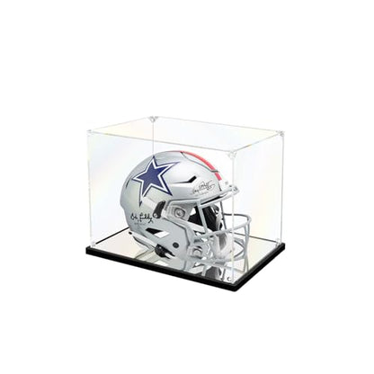 KOLIPI Mini Football Helmet Display Case, Acrylic Box 8.3x6.3x7.1 in - size: 8.3x6.3x7.1 inches