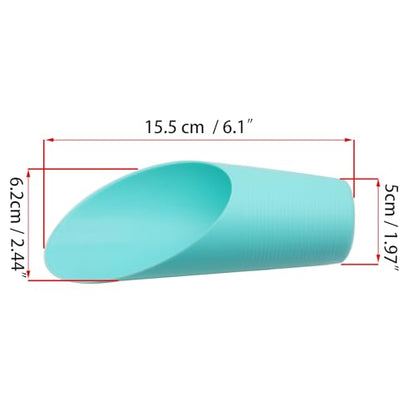 8 Pcs Bonsai Soil Scoops Plastic Potting Soil Scoop Colorful Bucket Shovel for Plant Flower Succulent