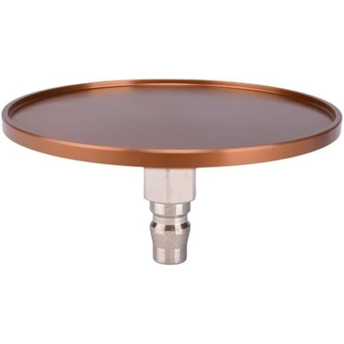 Vac-U-Lock Suction Cup Adapter Quick Connect Device Accessories for Cupping Machine Durable Aluminum 3.94 Inch Strong Suction Cups Compatible with Vac U Lock Systems Replacement Parts (Brown) - color: Brown