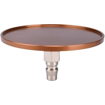 Vac-U-Lock Suction Cup Adapter Quick Connect Device Accessories for Cupping Machine Durable Aluminum 3.94 Inch Strong Suction Cups Compatible with Vac U Lock Systems Replacement Parts (Brown) - color: Brown
