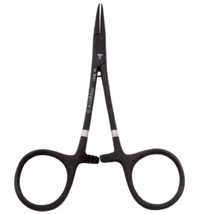 Dr. Slick Spring Creek Clamp, 5", Black, Curved