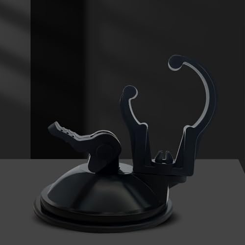 1set Aquarium Suction Cup Clip Fish Tank LED Light Angles Adjustable Buckle with Suction Cups Aquarium Accessories Tube Holder for Lid - color: Red