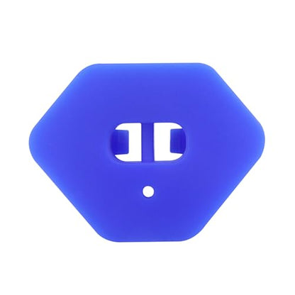 Football Mouth Guard, Football Mouthpiece, Breathable, with Lip Guard, Helmet Strap Included, for Youth and Adults (Blue) - color: Blue