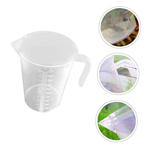 1pc Aquarium Water Changing Cup Thickened Measuring Cup for Fish Tank Feeder Non- and for Liquid and Dry Ingredient Measurement