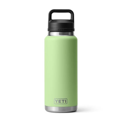 YETI Rambler 36 oz Bottle, Vacuum Insulated, Leakproof, Stainless Steel with Chug Cap - color: Key Lime