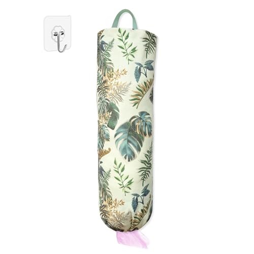 SYIPO Plastic Bag Holder, Reusable Grocery Bag Organizer, Wall Mount, 1 Pack, Small Forest - color: Small Forest
