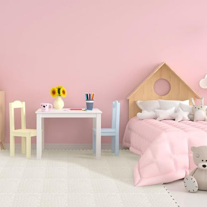 Shihanee 16 Foam Floor Interlocking Tiles, 11.8 x 11.8 Inch, Ivory White - color: Ivory White