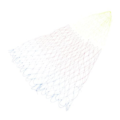 2pcs Fishing Net Landing Net Catch Net Fishing Replacement Bag Net Fishing Tackles Landing Mesh Basket