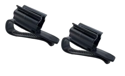 2Pcs Fish for Tank Mounting Clip Water Pipe Hose Holder Multifunction Adjustable Clamp for 0.31""-0.62"" Dia Tub Aquarium Tube Holder, Aquarium Air Pump Accessories Aquarium Pumps and Filters (Black)