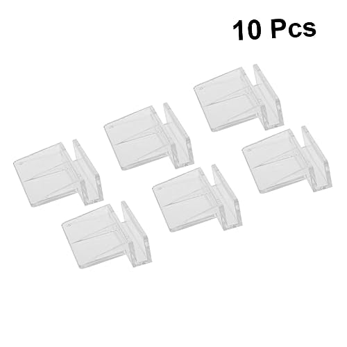 10Pcs Aquarium Bracket for Tank Cover Support Plastic Frame for Fish Tank and Aquarium and Accessories for Home Aquarium Setup