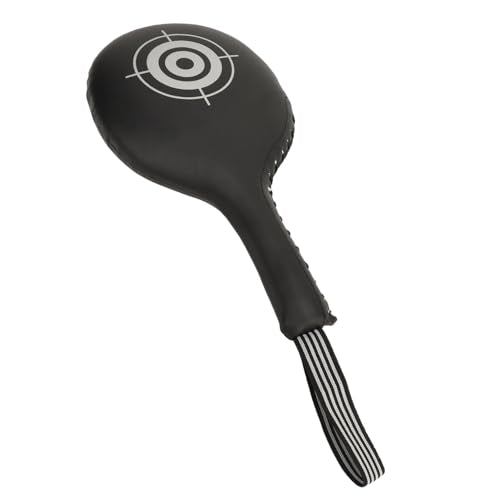 Boxing Target Paddle Kickboxing Hitting Target Pad Martial Arts Training Equipment Taekwondo Karate Kickboxing for Martial Arts Training (Black)
