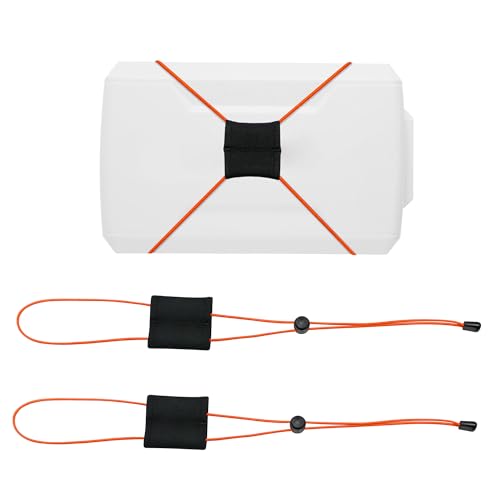2PCS Fishing Graph Cover Straps, Adjustable Fish Finder Cover Strap Secure Fish Finder Cover During Travel to Protect from Damage, Fit up to 18 in Screens