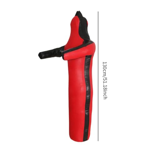 Wrestling Dummy for Judo and Kickboxing Practice, Red 130cm
