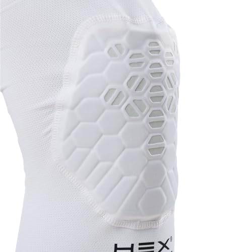 McDavid HEX Viz Knee / Elbow Pad Pair White/Grey XS - color: NEW White, size: X-Small