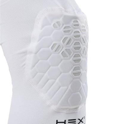 McDavid HEX Viz Knee / Elbow Pad Pair White/Grey XS - color: NEW White, size: X-Small