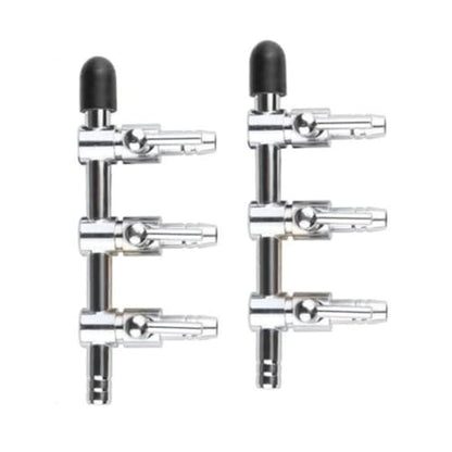 3-Way Aquarium Air Flow Control Lever Valve Distributor Splitter Pump Accessories 2Pcs