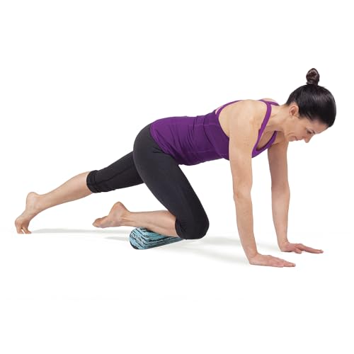 OPTP Lo Rox Travel-Size Foam Roller – Moderately Firm, Round, 12" x 4"