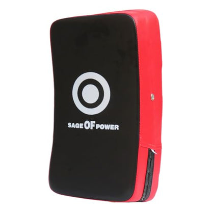 Boxing Training Pads Curved Beginner Training Focus Mitts Striking Target | Sparring Coaching Pad for Krav Maga, , Karate, MMA, Kickboxing, Sparring, Drills, Boxing Training Equipment - color: red