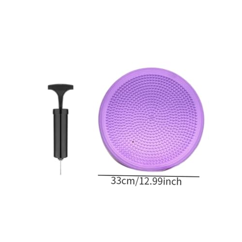Colaxi Wobble Cushion Wiggle Pad Thickened PVC for Adults Inflated Flexible Seating for All Ages Balance Disc for Fitness