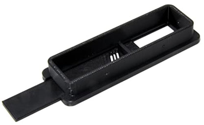 Aquameta Aquarium Feed Hole Cover for Fluval Flex 9 Gallon/34 L - Secure Escape & Intrusion Prevention - Easy Slide Mechanism - PETG Material - Black - color: Black, size: Fluval Flex 9 Gallon (34 Litre)