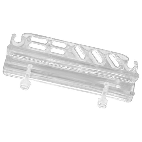 Totority Acrylic Aquarium Tool Holder Lightweight Wall-Mounted Storage Rack for Fish Tank Cleaning Tools and Plant Maintenance Compact Organizer Easy Installation and Removable Design