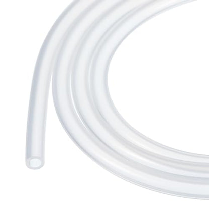 3.3ft 3/32" ID x 5/32" OD Silicone Tubing Clear 2.5mm x 4mm Industrial Plastic Tubing Pure Silicone Hoses for Pump Siphoning Draining Irrigation Brewing - color: Clear, size: 3/32" x 5/32"