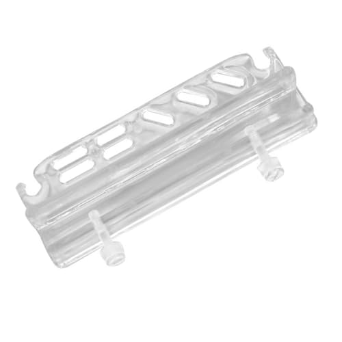 Totority Acrylic Aquarium Tool Holder for Water Plants Wall-Mounted Storage Rack for Fish Tank Maintenance Multiple Tool Slots for Scissors and Tweezers