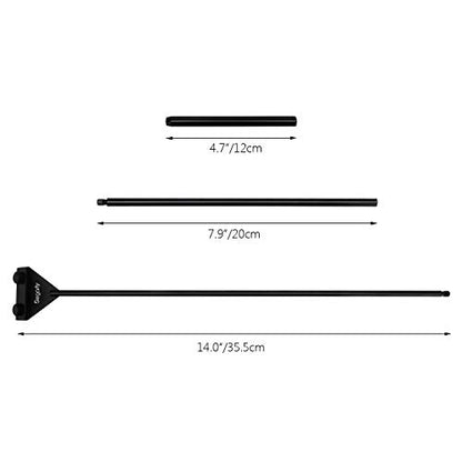Segarty Aquarium Algae Scraper, 26.5" Stainless Steel Cleaner with 10 Replaceable Stainless Blades, Cleaning Razor for Removing Residue in Fish Plant Glass Tank