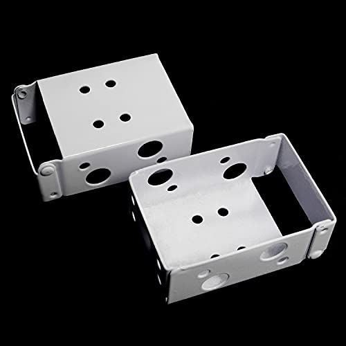 4PCS 2SETS Blind Installation Brackets Blind Brackets Low Profile Box Mounting Bracket Installation Bracket for Window Blinds